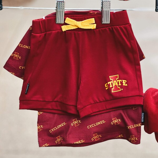Authentic Brand Infant I-State Cyclones Cardinal Shirt and Short Set